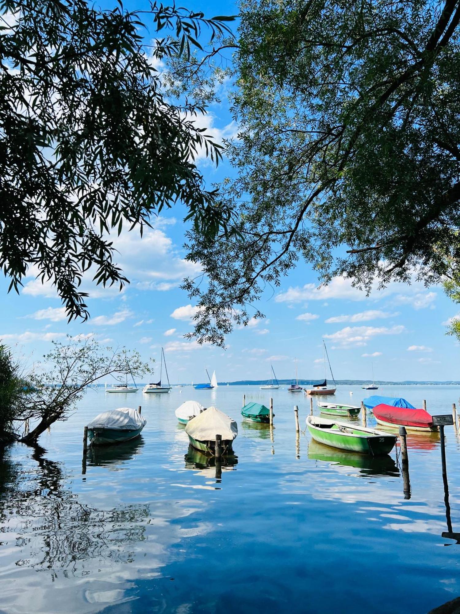 Schlafen Im Atelier - Einzigartiges Gaestezimmer Am Ammersee Daire Schondorf am Ammersee Dış mekan fotoğraf